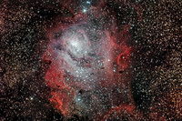 M8  NGC 6523 The Lagoon Nebula Sh 2-28
