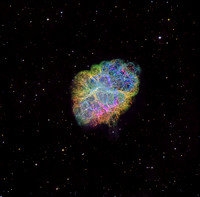 M1 NGC 1952 Sh 2-244 The Crab Nebula in Narrowband