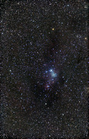 Sh 2-273 Cone Nebula, NGC 2264 region with the "False Comet" NGC 2261