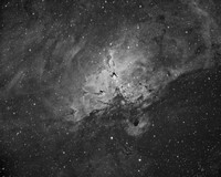 M16 NGC 6611 SH 2-49 The Eagle Nebula in Ha