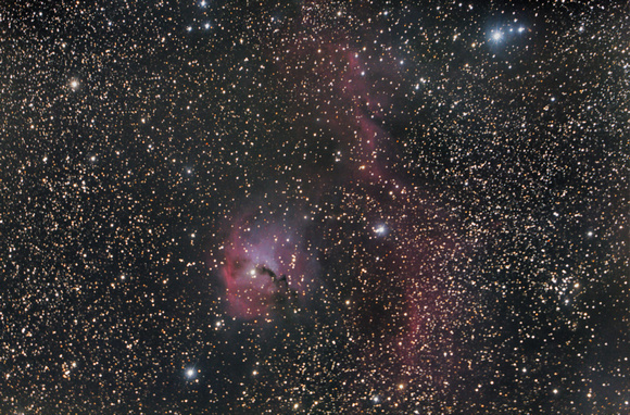 Sh 2-296 Seagull Nebula, IC 2177