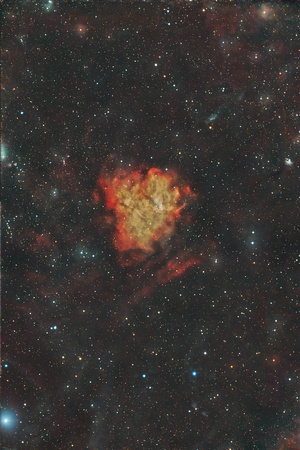 NGC 1491 Sh 2-206 Fossil Footprint