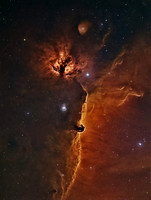NGC-2024 Flame Nebula with the Horse Head