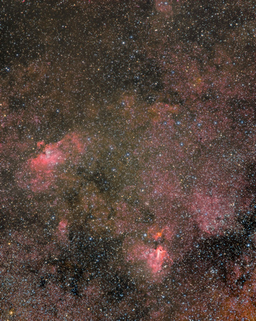 NGC-6605 widefield M16 M17