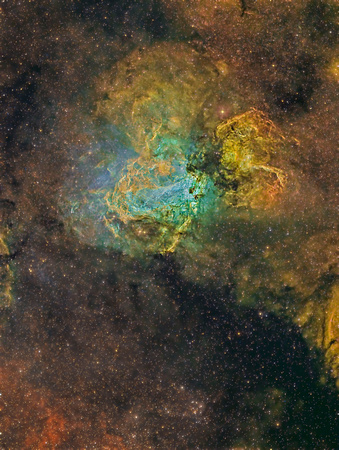Omega Nebula, M 17, NGC 6618, Sh 2-45