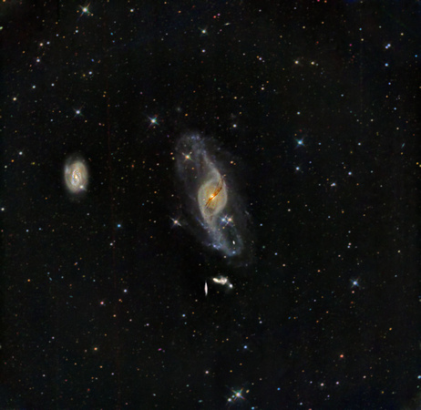 NGC-3718  Arp 214 BX ver with Hickson 56