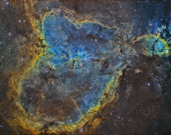 IC 1805 Sh 2-190 Heart Nebula ver Pixinsight 2
