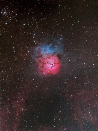 M-20 NGC 6514 Trifid Nebula ver pix