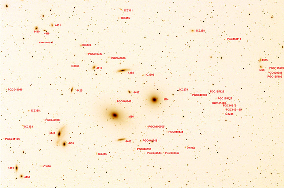 M84  NGC 4374 Neg