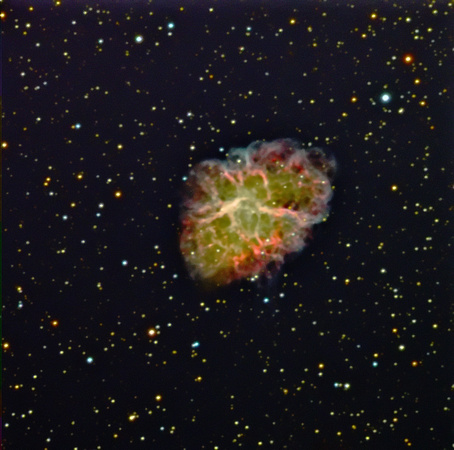M1 NGC 1952 Sh 2-244 The Crab Nebula