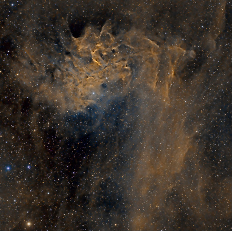 IC 405 Sh 2-229 Flaming Star Nebula blue enh