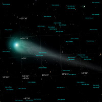 Comet-C/2007 N3 Lulin 2009-02-26 labelled