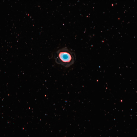M57  NGC 6720 Ring Nebula Test 2 Narrowband