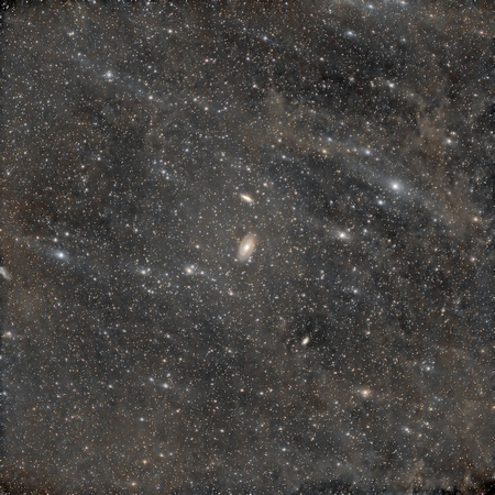 M 81 M82 with Flux Nebula