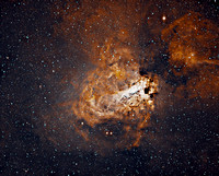 M17 NGC 6618 Sh 2-45 The Omega Nebula, Swan Nebula
