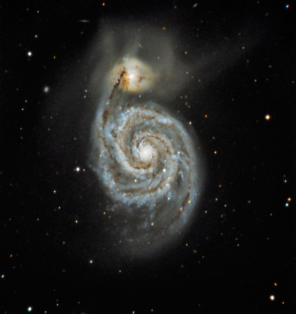 Messier 51 NGC 5194 Whirlpool Galaxy
