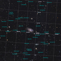 M 109 NGC 3992 Labelled