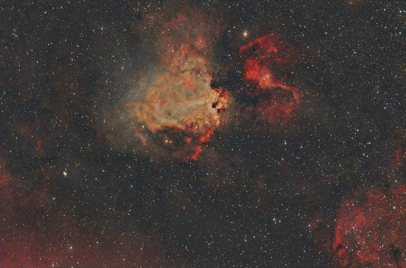 M17  NGC 6618 Sh 2-45 The Omega Nebula,  Swan Nebula