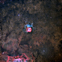 M20 Sh 2-30 Trifid Nebula NGC 6514