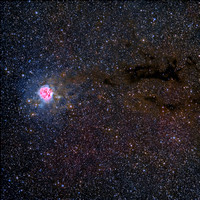 Barnard 168 with the Coccon Nebula IC 5146 Sh2-125