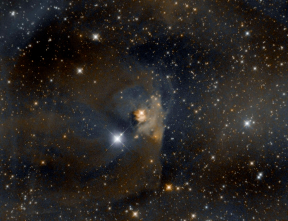 NGC-1555 vdB 28 Hind's Variable Nebula