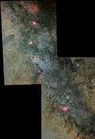 M16, M17, Black Hole, M20, M8 Mosaic
