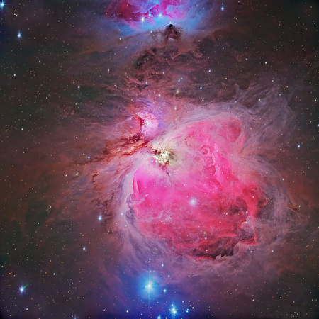 M42 NGC 1976 Sh 2-281 The Orion Nebula ver Pixinsight 2