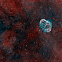 NGC 6888 PN-G75.5+1.7  Soap Bubble ver Pix