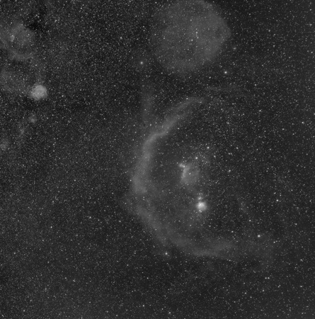 Barnard's Loop Sh 2-276 and The Lambda Orionis Nebula Ha ver Pix