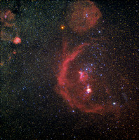 Barnard's Loop Sh 2-276 and The Lambda Orionis Nebula