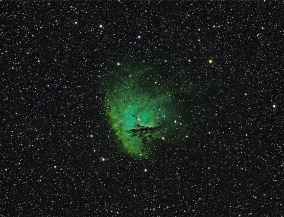 NGC 281 Pac Man Nebula in Sii/Ha/Oiii