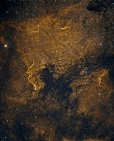 Caldwell 20 NGC 7000 Sh 2-117 North America Nebula (Ha-Oiii-Oiii) ver3