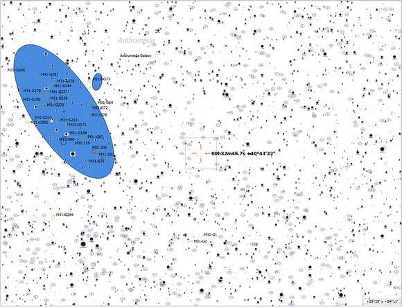 M31-G1 (Mayall II) M31-G2 (Mayall III) Chart 2